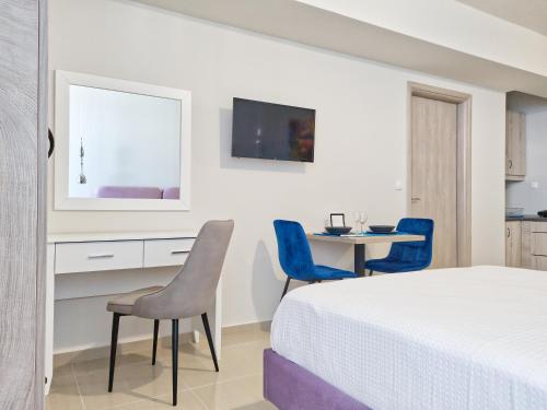 Epipleon Luxury Suites -104- Δωματιο 35τμ με βεραντα 35τμ μπροστα στη θαλασσα
