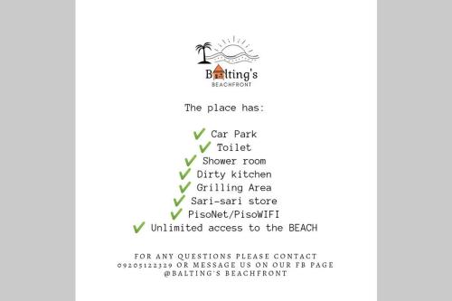 Peach Beachfront Room in Daanbantayan with Aircon (Exclusive Booking)