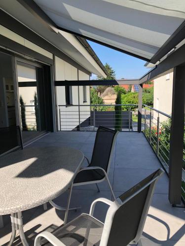 balkon/terras, Ferienwohnung Bauer in Eppingen