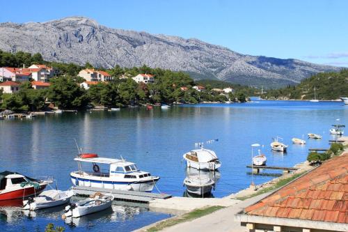 Seaside apartments with a swimming pool Lumbarda, Korcula - 9303