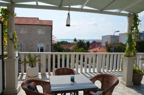 شرفة/ تراس, Apartments with parking spaces Orebic, Peljesac - 4500 in Orebic