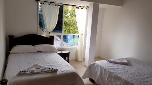 2 double beds