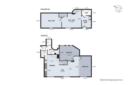 Stylish two floor apartment in vibrant Nørrebro in Kopenhagen