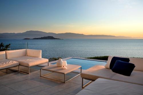 Balkons/terase, Villa Soligia Blue in Pefkali (Korinthia)