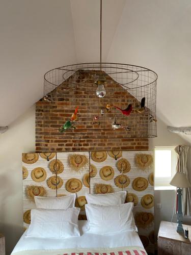 Chambre double, vue sur le jardin