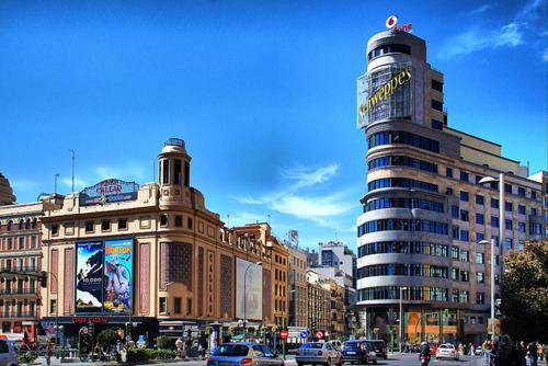 Sleeping Gran Via, Madrid
