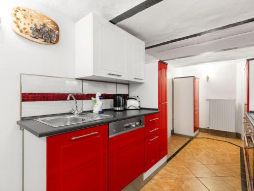 廚房, Elegant Apartment, Grevesmühlen (Elegant Apartment, Grevesmuhlen) in 格雷沃斯米倫