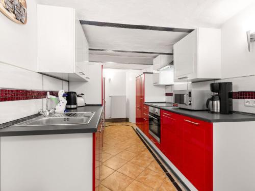 廚房, Elegant Apartment, Grevesmühlen (Elegant Apartment, Grevesmuhlen) in 格雷沃斯米倫