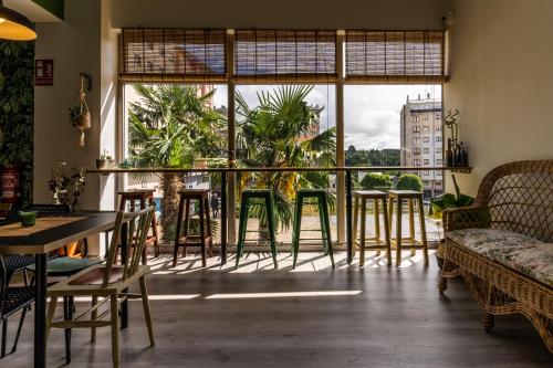 Terraza/balcón, Four Rooms Hostel in Lugo