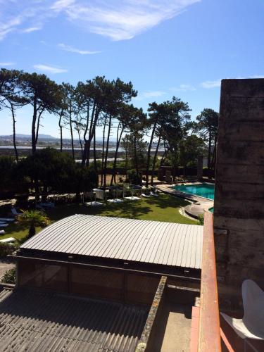 ระเบียง/ชานเรือน, Parque do Rio Ofir Hotel in เอซโปเซนเด