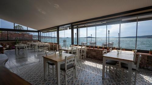 餐廳, 皮埃特拉別墅酒店 (Villa Pietra Hotel) in 艾瓦勒克市中心