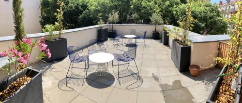 Balkon/Terrasse, The People Hostel Marseille in Marseille