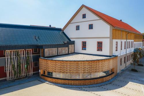 A szálláshely kívülről, Gasthof Bogenrieder in Pornbach