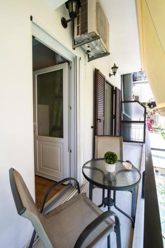 阳台/露台, LEFKAS CITY APARTMENTS & Suites in 莱夫卡达