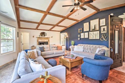 Boho-Chic Home with Game Room Near Lake Gregory! Boho-Chic Home with Game Room Near Lake Gregory!