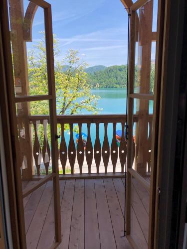 陽台/露台, Hotel Starkl - Heritage & Unique in 布萊德市中心