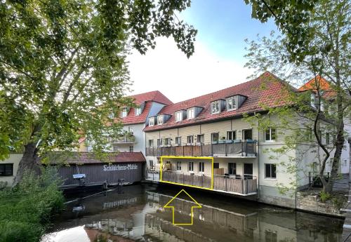 Ferienwohnung Blickfang - Modernes Apartment direkt in der Altstadt von Erfurt mit Balkon - beste Lage und Aussicht