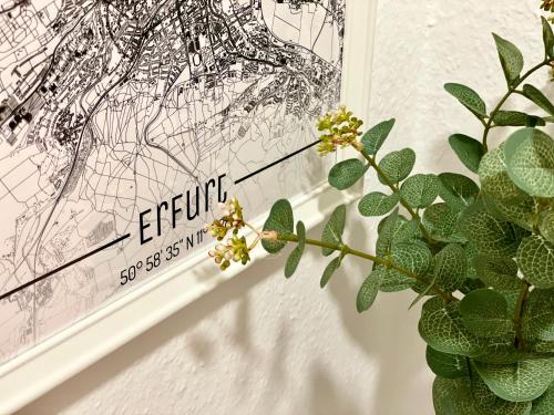 Ferienwohnung Blickfang - Modernes Apartment direkt in der Altstadt von Erfurt mit Balkon - beste Lage und Aussicht