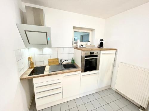 Ferienwohnung Blickfang - Modernes Apartment direkt in der Altstadt von Erfurt mit Balkon - beste Lage und Aussicht