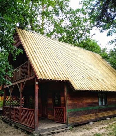 dom letniskowy nad jeziorem w Okoninie k/Elgiszewa