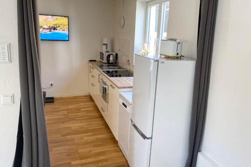 廚房, Charmante Apartments mit TV-WiFi in 凱爾克海姆/陶努斯