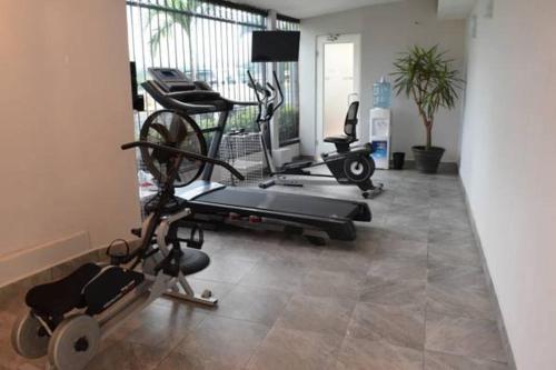 Fitness center, Los Altos Apartments & Studios in Managua