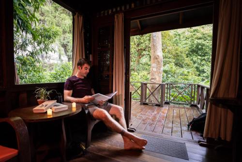 View, Our Jungle House in Near Center