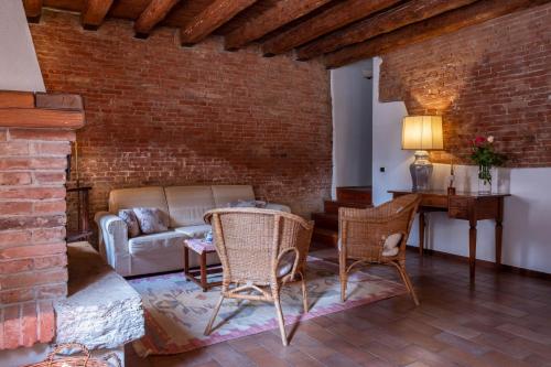 Koplietošanas atpūtas telpa ar TV, Agriturismo Le 4 Rose in Vescovana