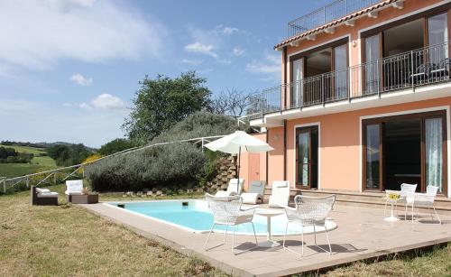  Villa Diana - Pesaro mare e cultura - intera struttura con piscina in Mombaroccio