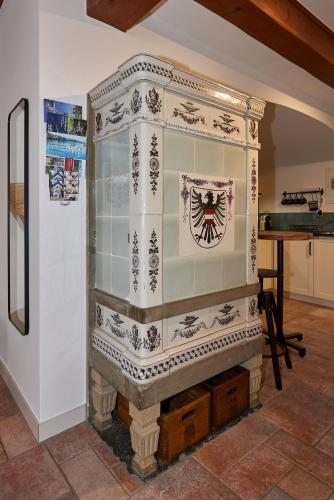 廚房, Ferienwohnung in Rheinfelder Altstadt in 萊因費爾頓
