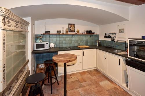 廚房, Ferienwohnung in Rheinfelder Altstadt in 萊因費爾頓
