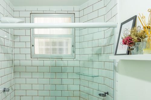浴室, Apartamento bem decorado proximo a UFSC CEN34 in 特林達迪