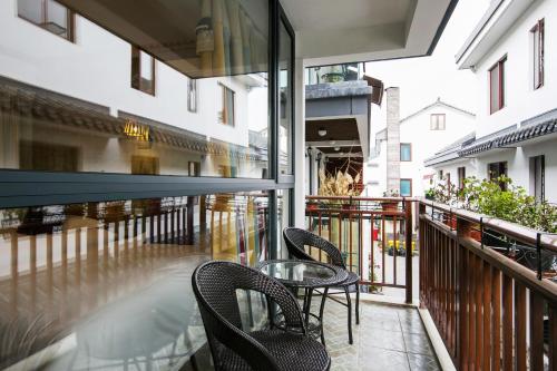 Terraza/balcón, Hangzhou Citynest Music B&B in Hangzhou
