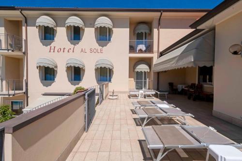 A szálláshely kívülről, Hotel Al Sole Bardolino in Bardolino