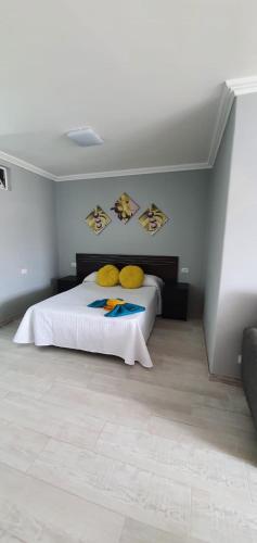 1 double bed, 1 twin bed, 2 sofa beds