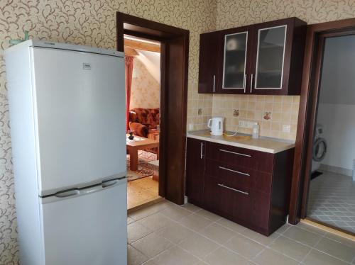 virtuve, Apartamentai Tigro guolis Rusnėje (Apartamentai Tigro guolis Rusneje) in Rusne