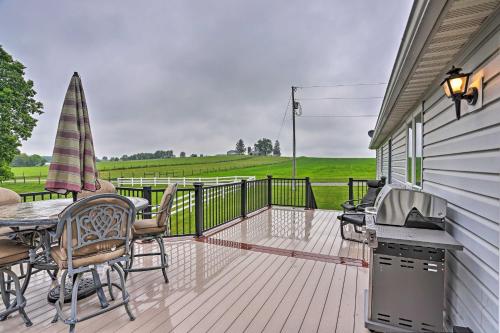 . Millersburg Home w/ Covered Porch & Fire Pit!