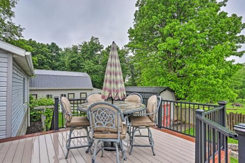 Millersburg Home with Covered Porch and Fire Pit! in Canton City Center