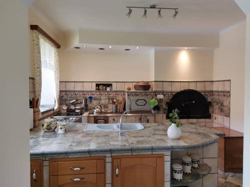 Charming village house with patio and garden in Словенське Коньїце