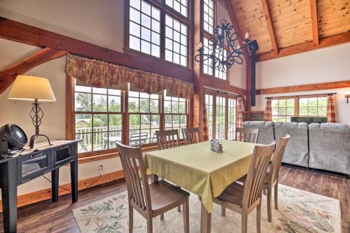 Waterfront Retreat Dock and Beach on Lake Champlain