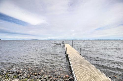 Waterfront Home with Dock and Beach on Lake Champlain!