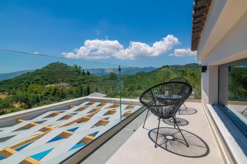 Altan/terrasse, Villa Plumeria in Tsilivi