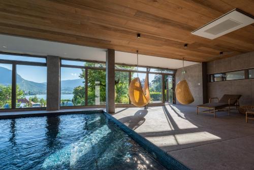 Peldbaseins, Hotel Beau Site Talloires B SPA in Talloires-Montmin
