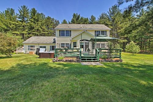 Idyllic Ossipee Escape with Deck and Private Hot Tub!