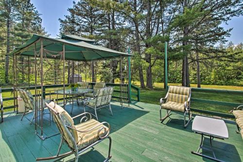 Idyllic Ossipee Escape with Deck and Private Hot Tub!