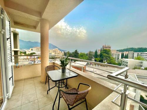 Erkély/terasz, Apartments Boreta Becici in Boreti