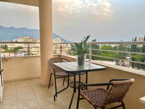 Erkély/terasz, Apartments Boreta Becici in Boreti