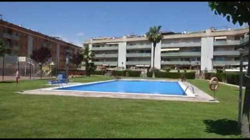  Riu - Apartamento en primera línea de mar con piscina in Cubelles
