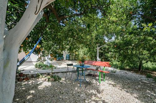 Olga's Organic garden Home for a couple! with Wifi & AC in Mousoures