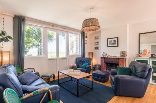 La Maison Bleue au coeur des Plages du Débarquement